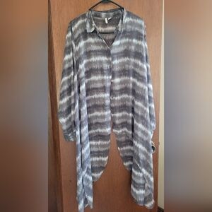 Catos Tie Dye Womans Long Blouse